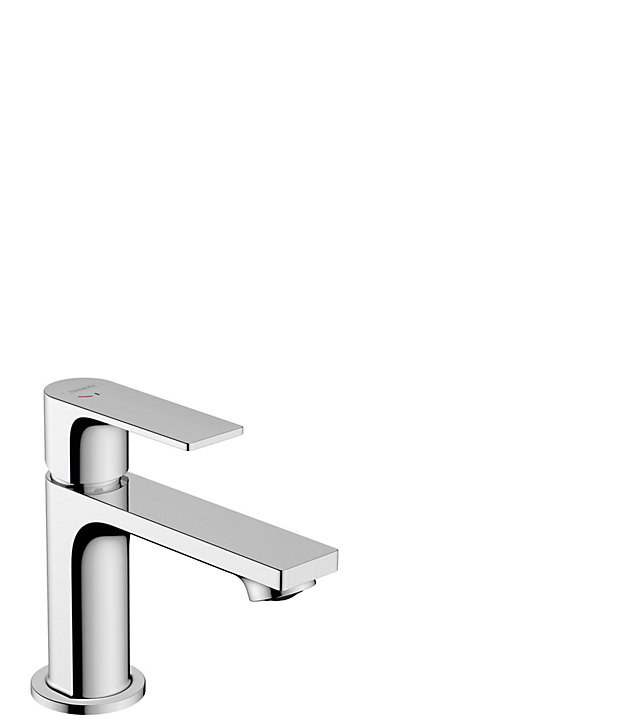 Mitigeur de lavabo Rebris E 80 CoolStart avec tirette et vidage Chromé