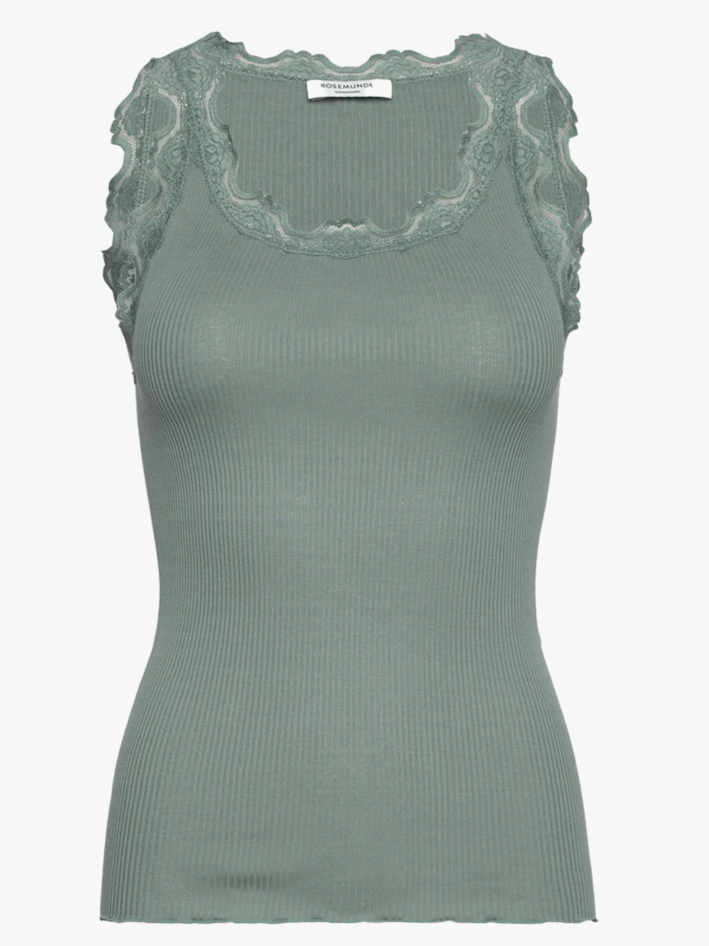 Babette Silk Top With Lace
