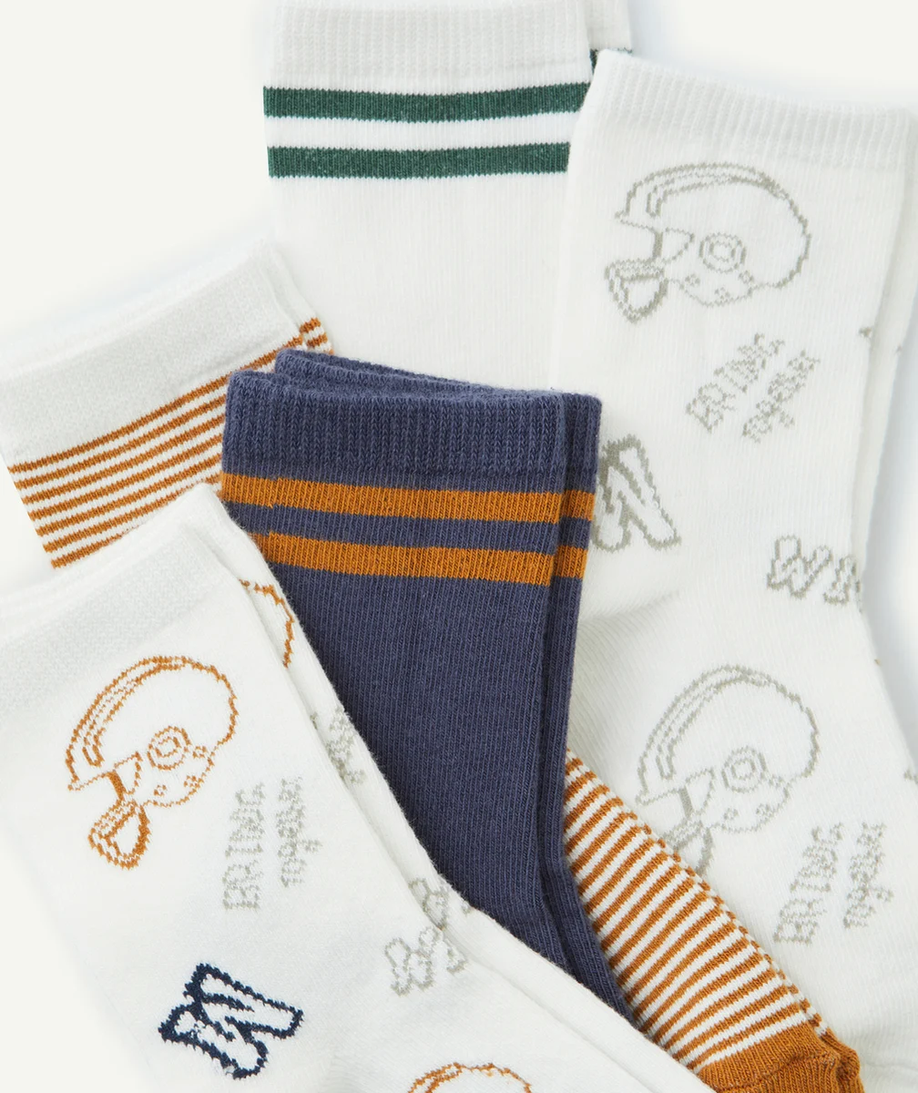 lot de 5 paires de chaussettes garçon thème racing