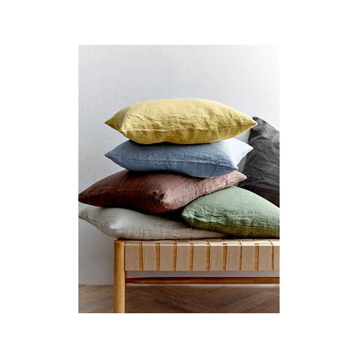 Södahl Linen Pude, Ash, 50x50 cm