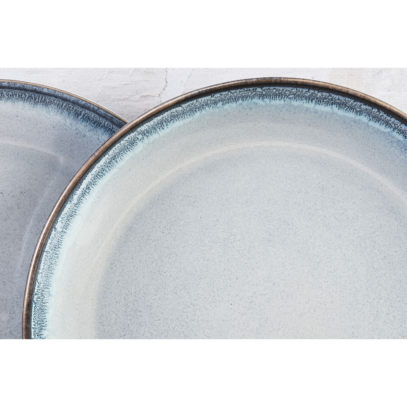 Bjorn 6 Assiettes Genesis bleues - D.27 cm