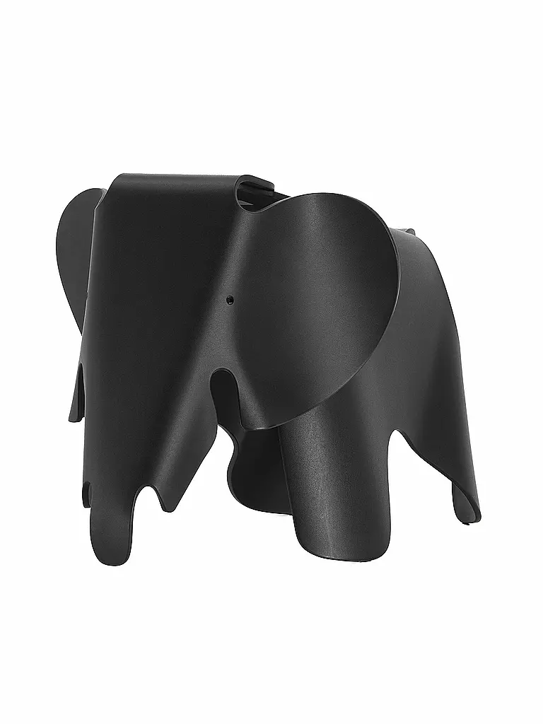 VITRA Deko Elefant Eames Small Schwarz schwarz