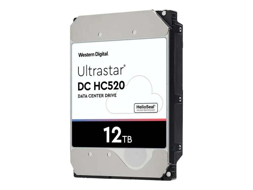 WD Ultrastar DC HC520 HUH72121212AL5204 - Harddisk - 12 TB - intern - 3,5