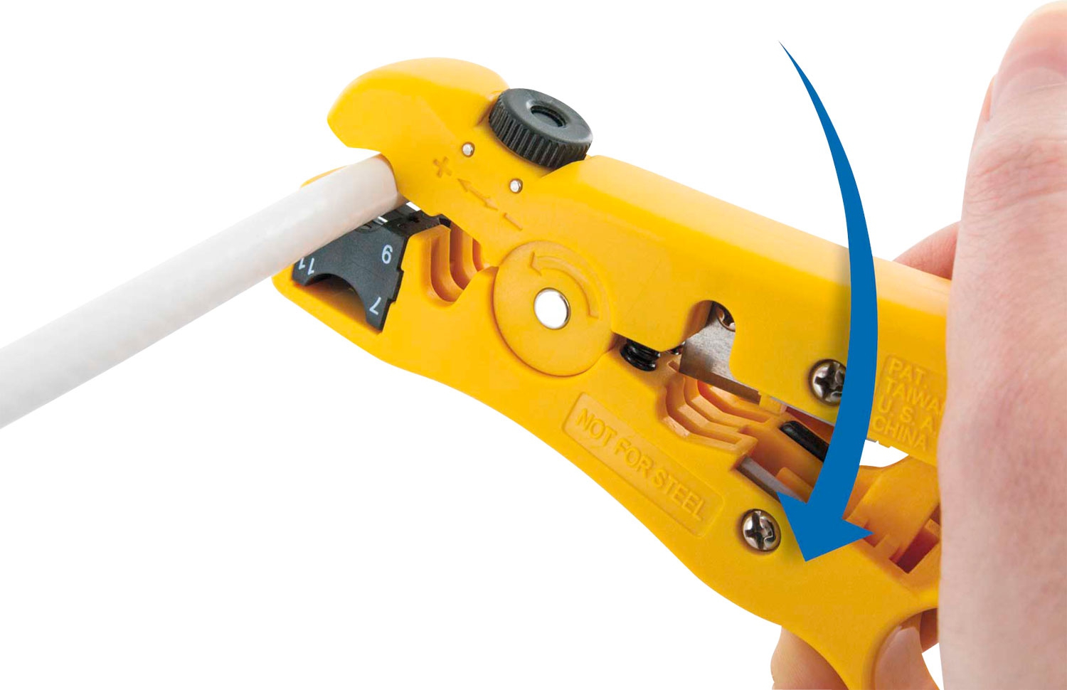 InnTec Abisolierzange mit integrierter Cutter-Klinge