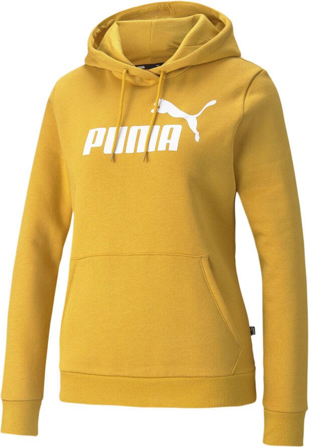 Puma Essentials Logo hættetrøje Gul