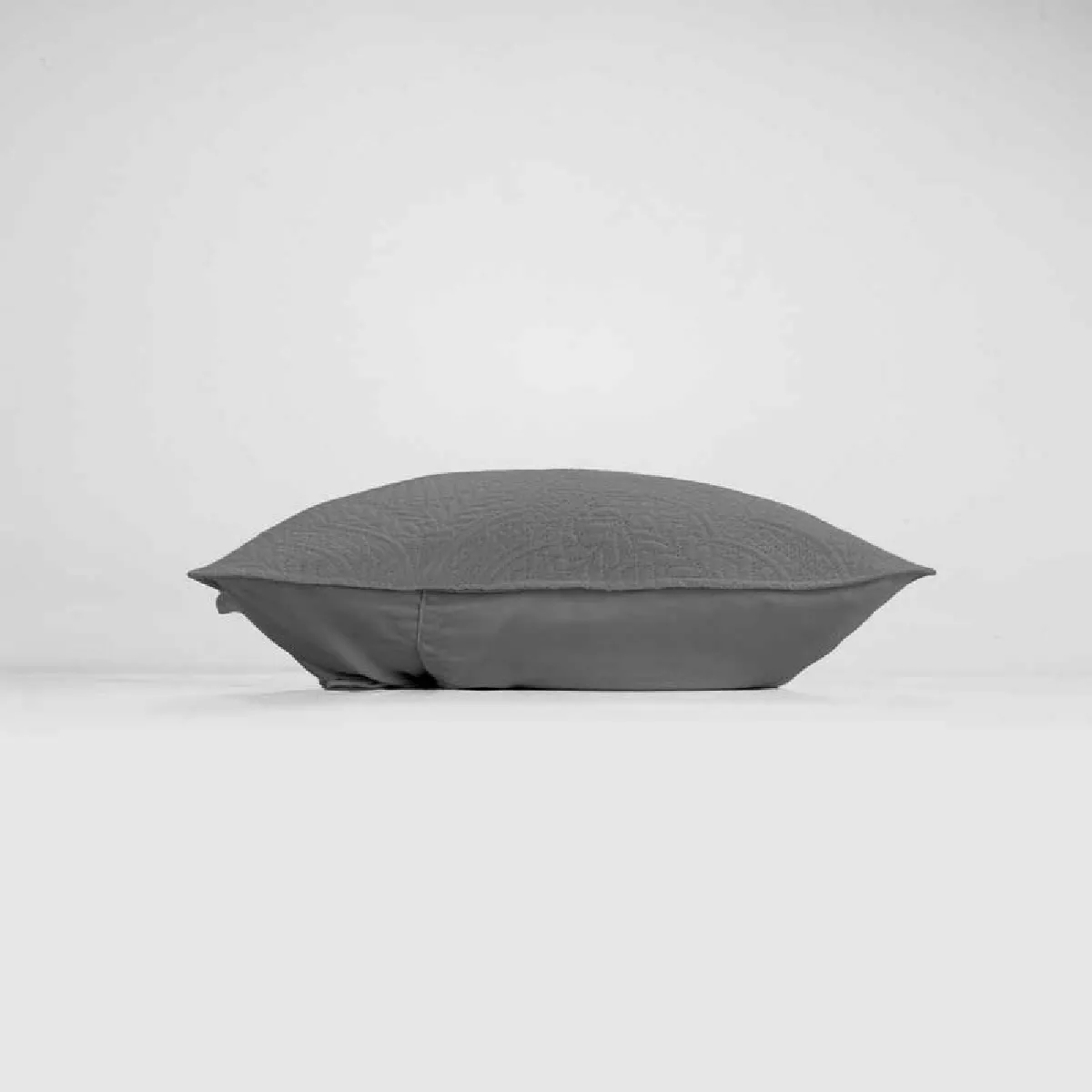 Paris Prix Housse de Coussin Romane 40x40cm - Anthracite