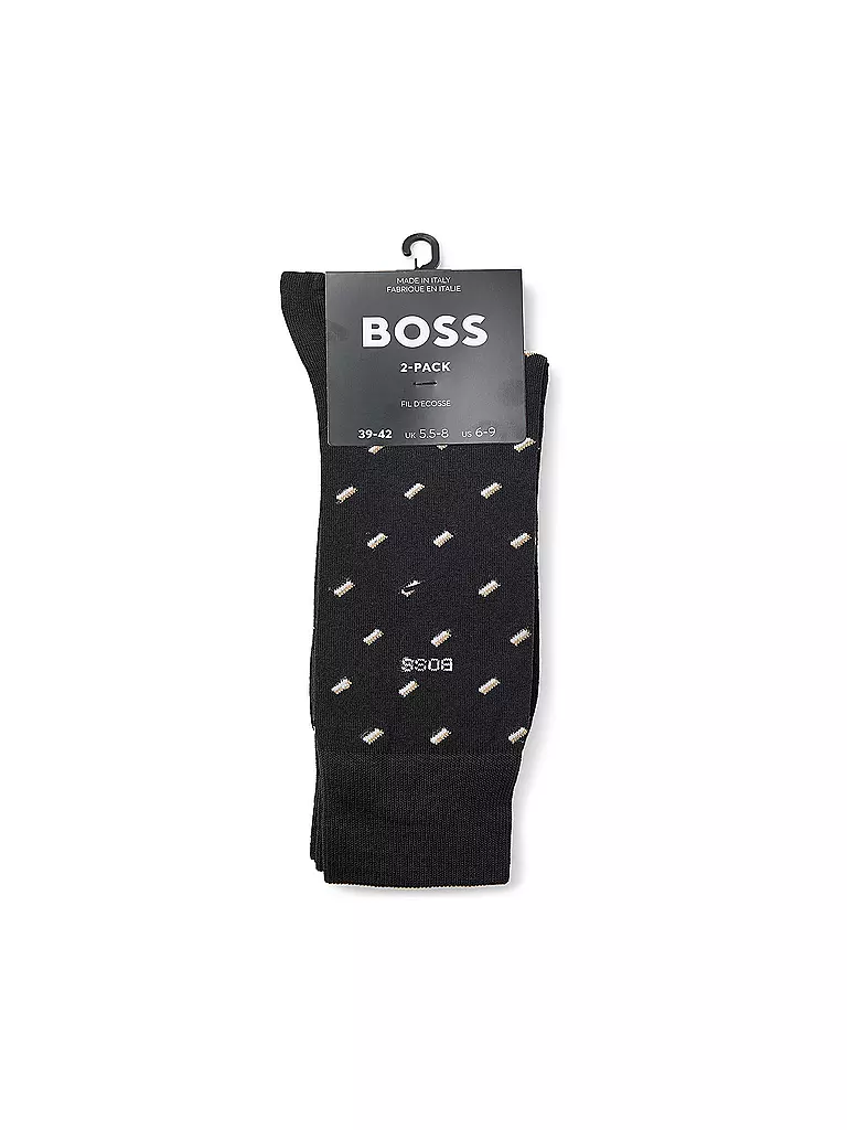 BOSS Socken 2er Pkg. black schwarz