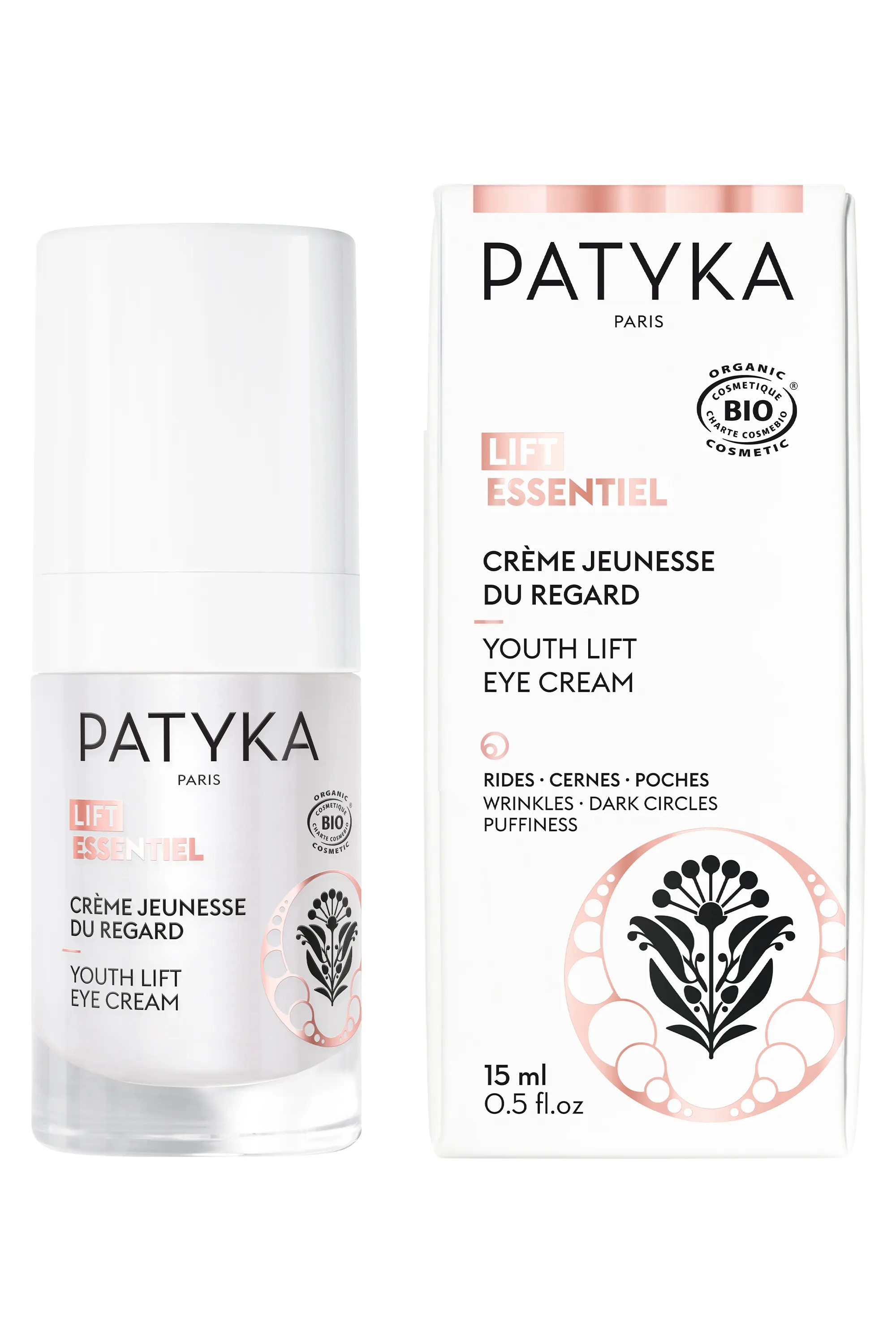 Patyka Crème jeunesse du regard Lift Essentiel-15 ml