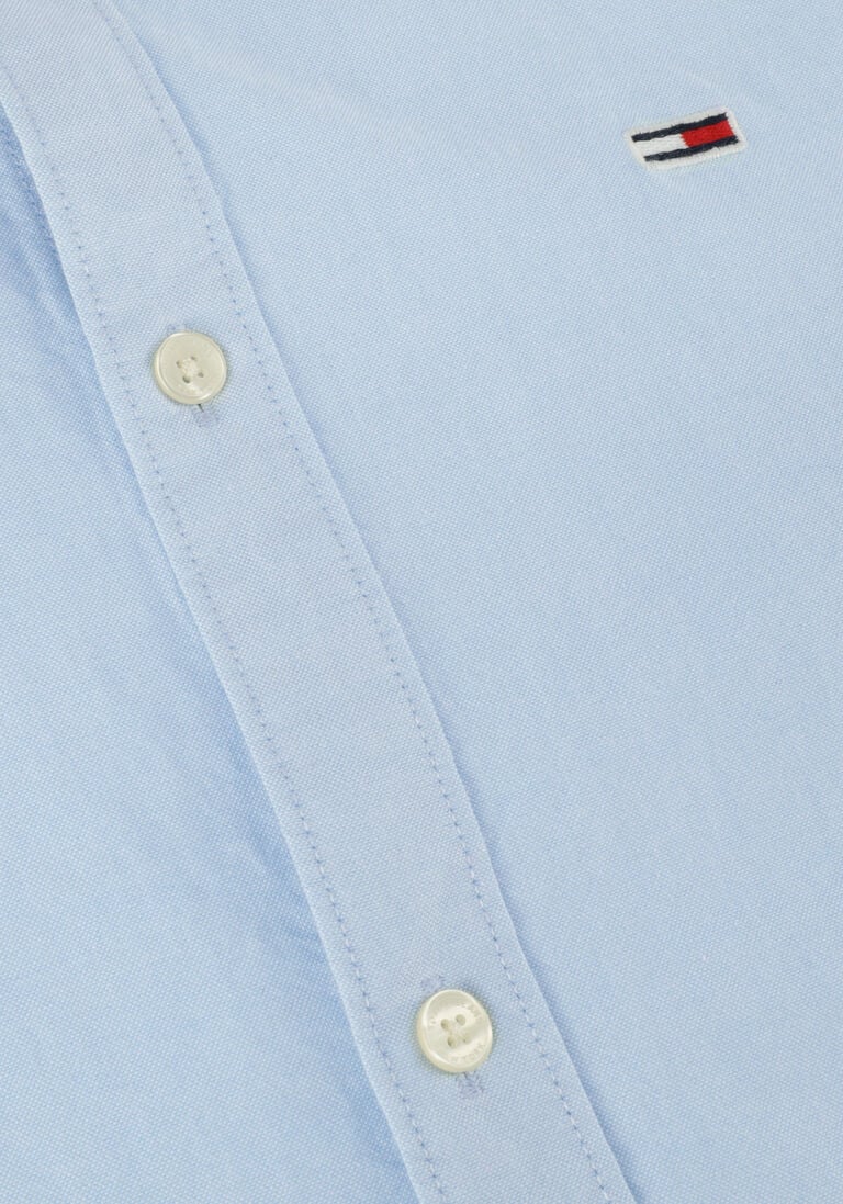 TOMMY JEANS lichtblauwe tommy jeans casual overhemd tjm classic oxford shirt