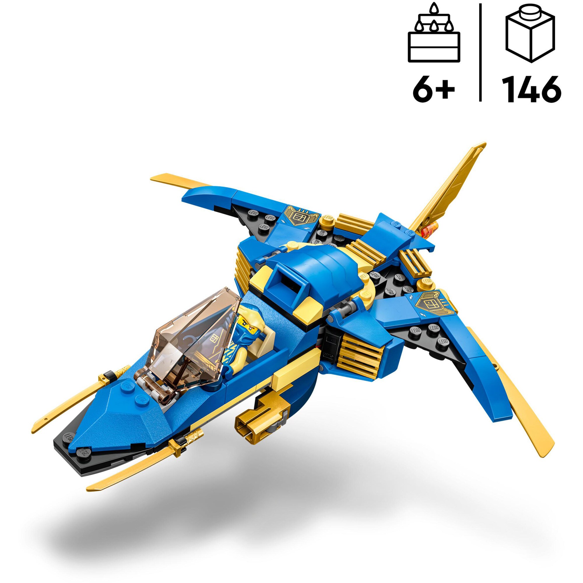 LEGO Konstruktionsspielzeug Ninjago Jays Donner-Jet EVO