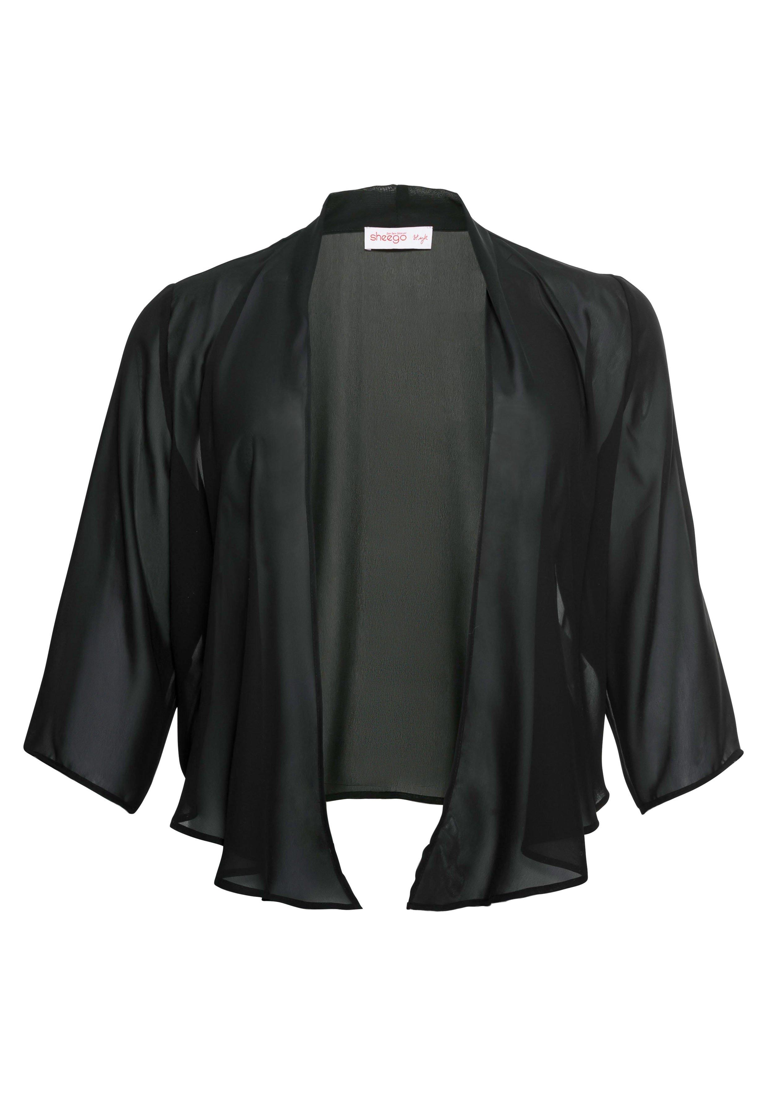 Chiffon-Bolero im Zipfellook