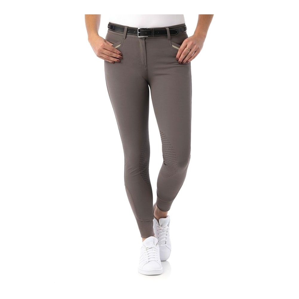 Equitheme GIZEL - Pantalon siliconé Femme taupe