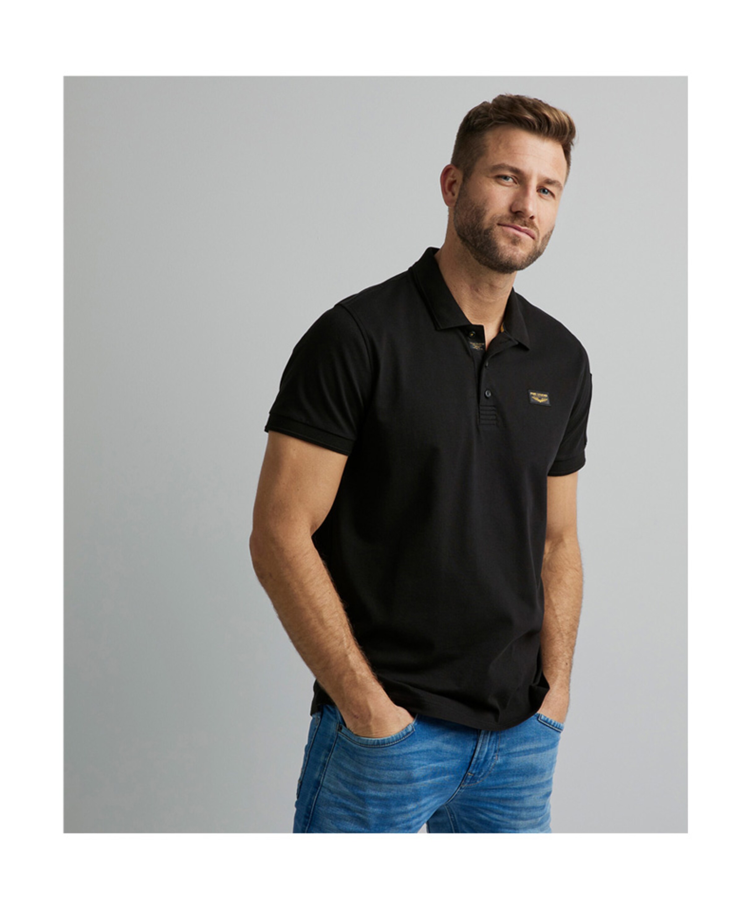PME Legend Heren polo zwart