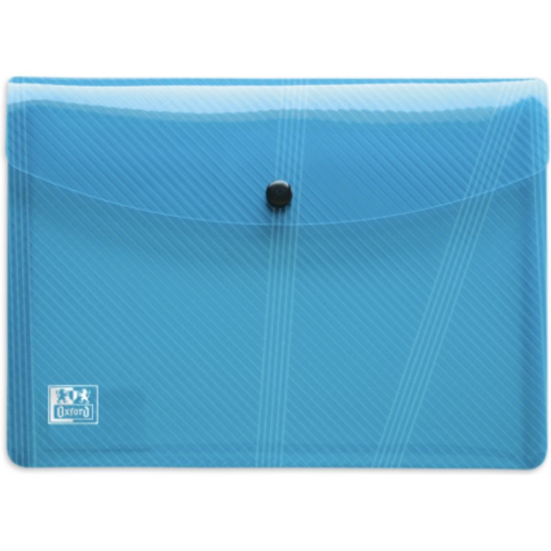 Pochettes de rangement à pression Oxford Hawaï 18 x 25,5 cm couleurs assorties