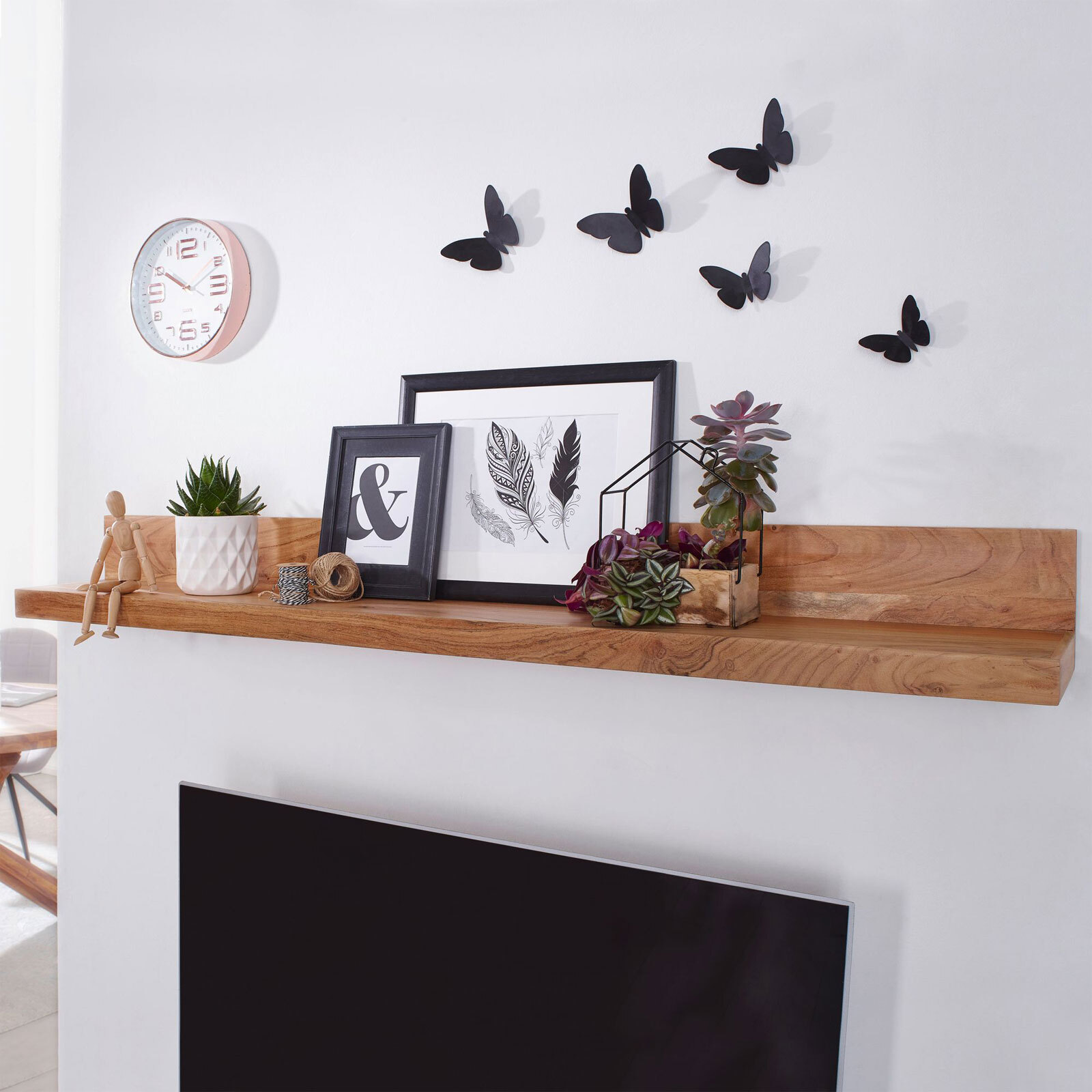 Wandboard 100 cm Akazie