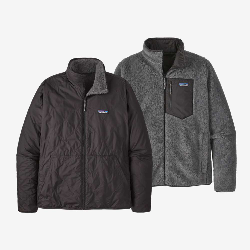 Wendbare Herren-Fleecejacke aus Woolyester-Fleece