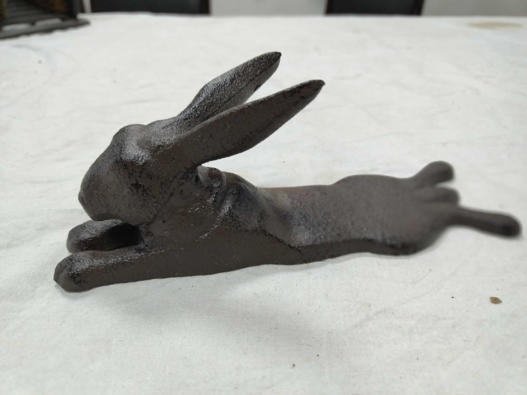 Türstopper 'Hase' aus Gusseisen, B 20,5 cm, L 6 cm, H 8 cm günstig bestellen