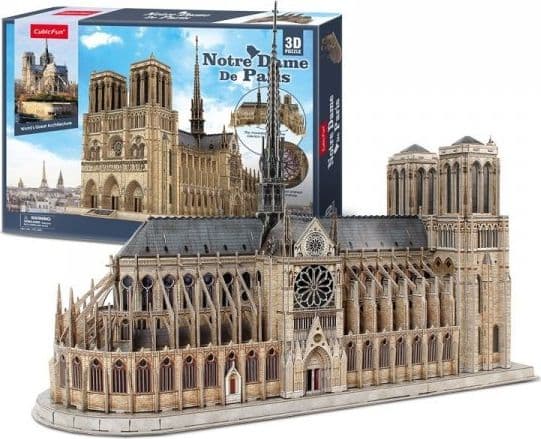 Cubic Fun 3D-puslespill Notre Dame De Paris