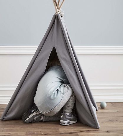 Kids Concept Spielzelt - Mini Tipi - Grau