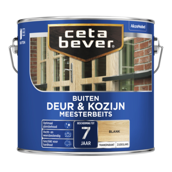 CetaBever Meesterbeits Deur & Kozijn zijdeglans transparant blank 2,5 liter