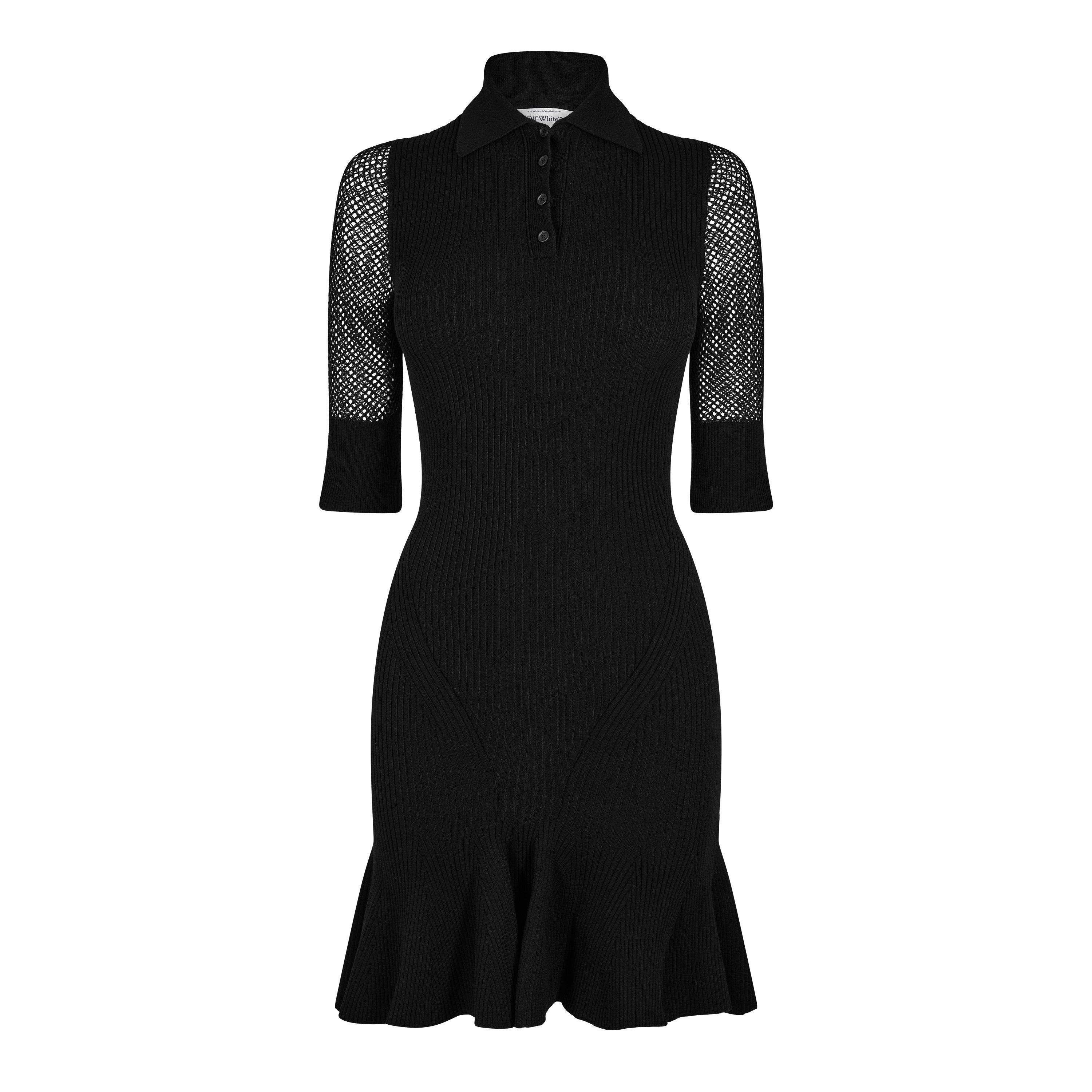 Off White Knit Dress