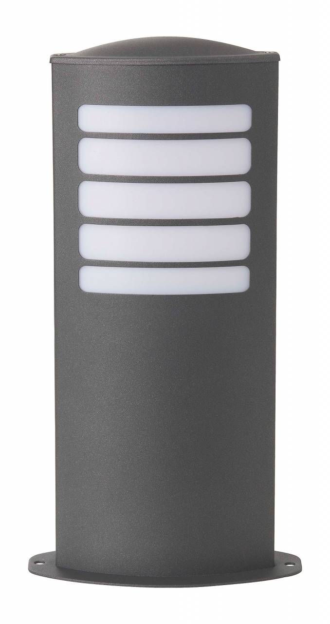 BRILLIANT Lampe Todd Außensockelleuchte 40cm anthrazit | 1x A60, E27, 20W, geeignet für Normallampen (nicht enthalten) | IP-Schutzart: 44 - spritzwassergeschützt
