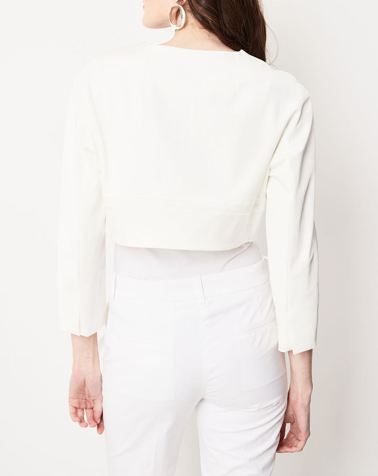 Paule Ka Veste courte Mai blanc cassé