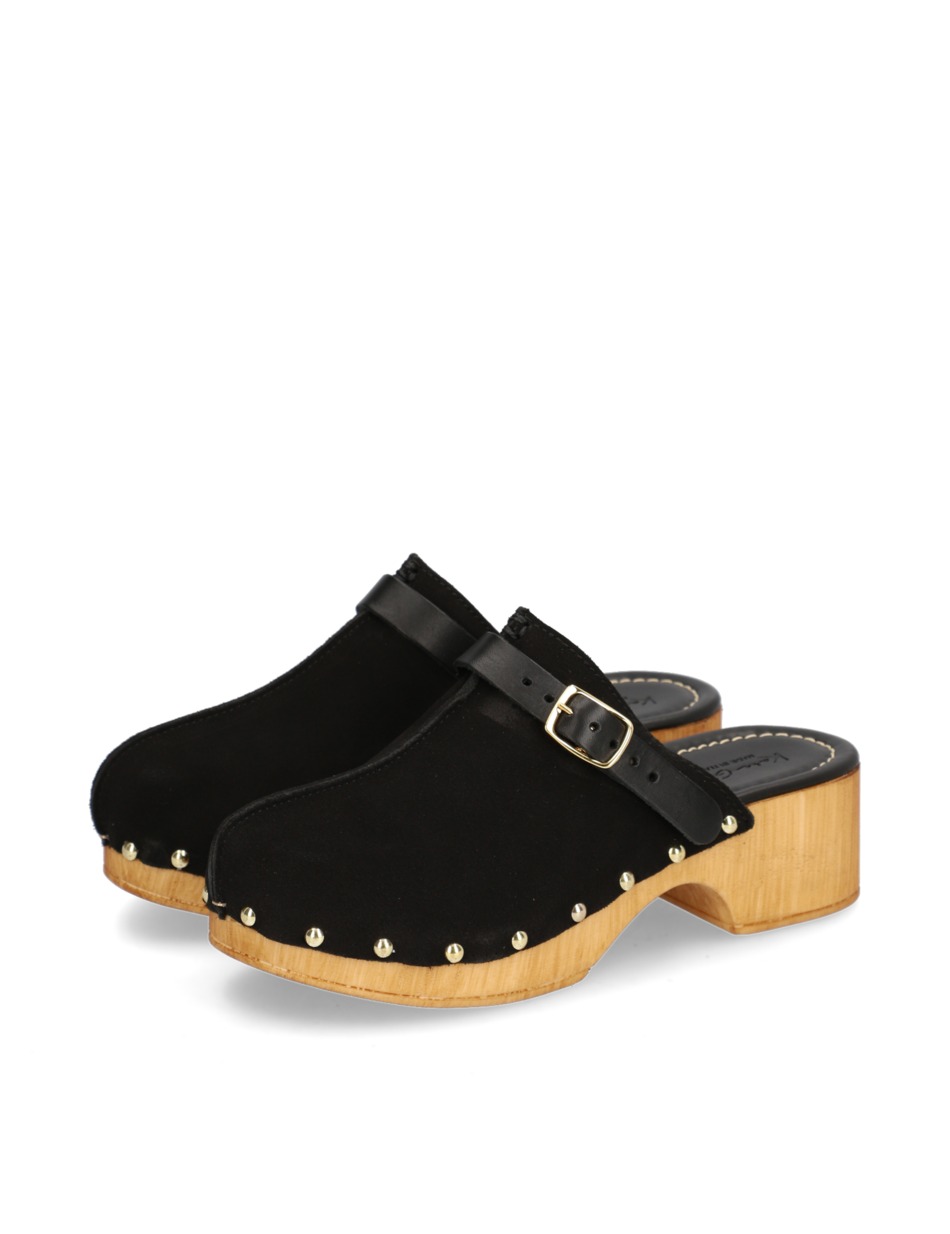 Veloursleder Pantoffel