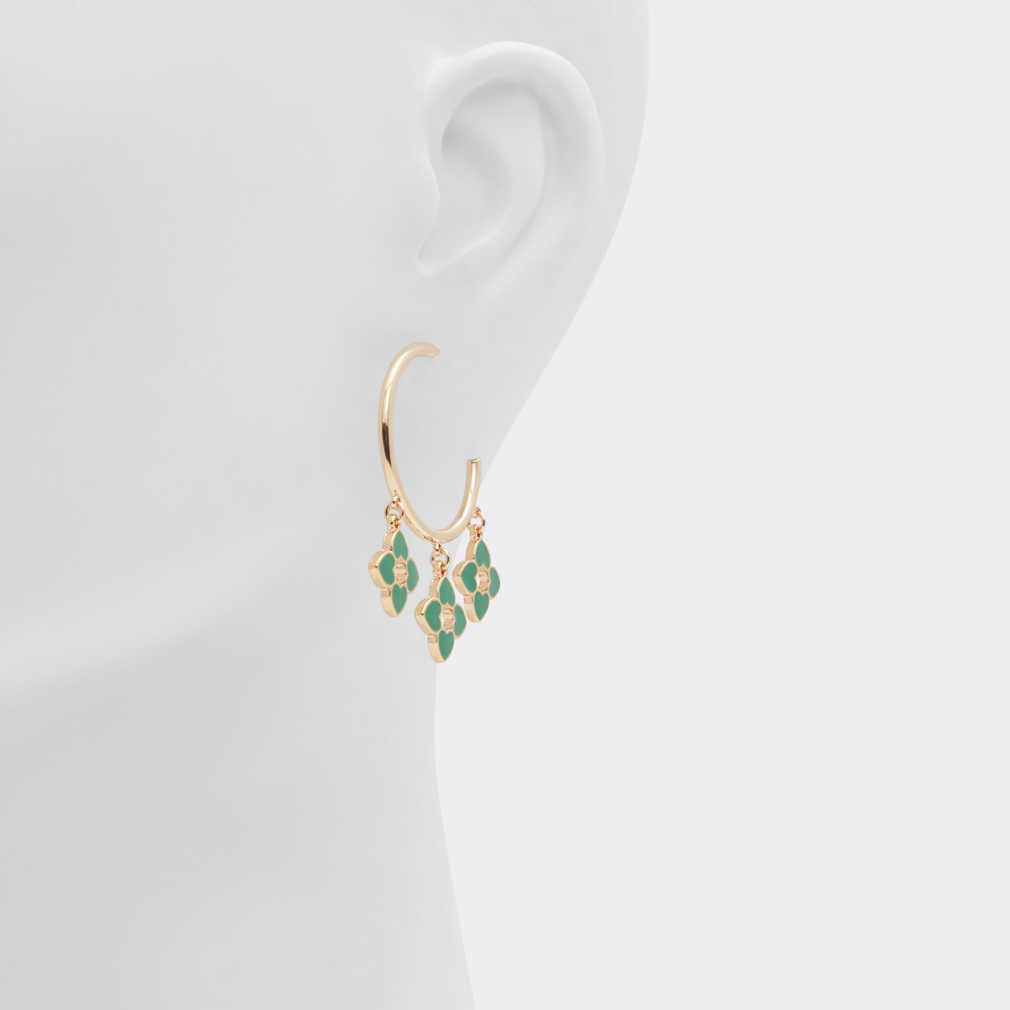 Zaligan Dark Green Women Earrings