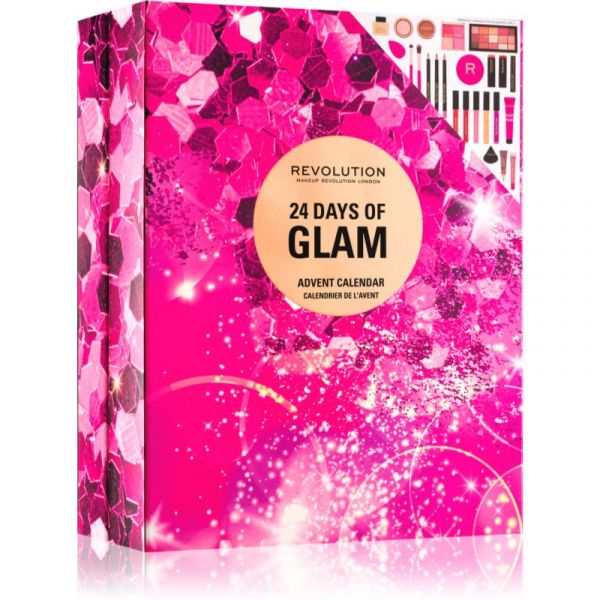 Makeup Revolution Advent Calendar 24 Days of Glam Calendário do Advento