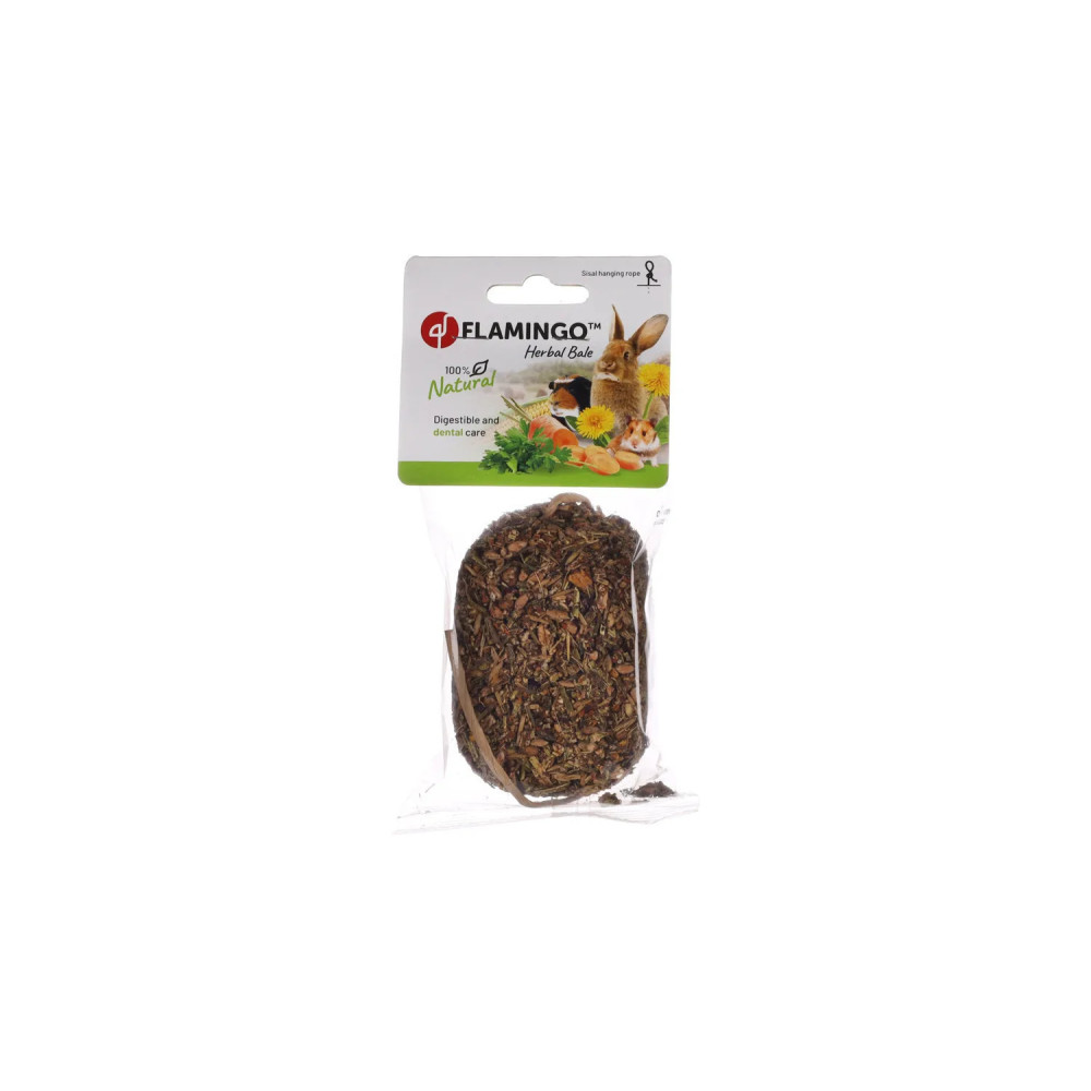 Friandises balle d'herbes 60 g pour rongeur
