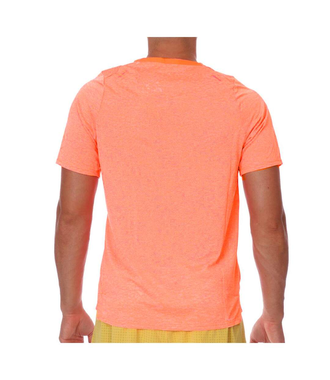 T-shirts Orange Fluo Homme Nike Run division
