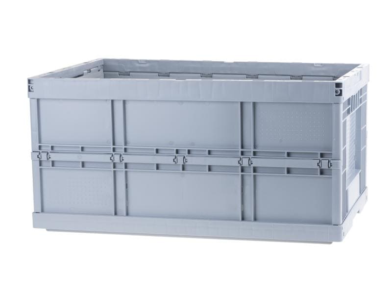Utz Faltbox 600x400x300 Grau Mit Verriegelung, 1 Stück, grau
