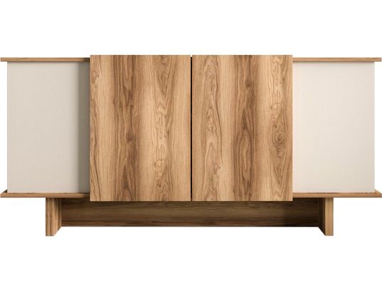 CONCEPT1 - Bahut Diana sable noyer 180 x 40 x 81cm