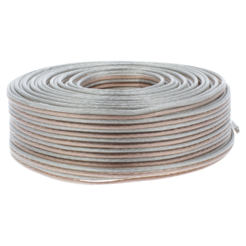 Q-Link luidsprekersnoer 2 x 1.5 mm 50 meter transparant