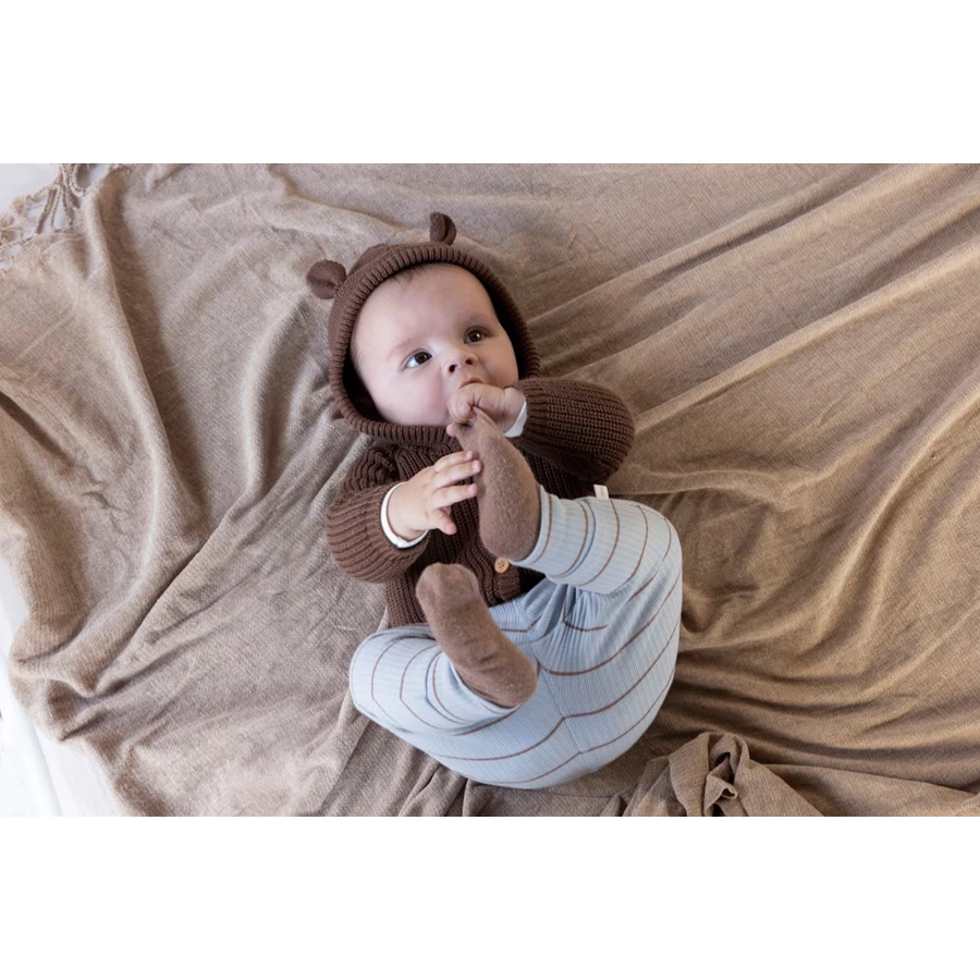 Feetje Strickjacke Beary Nice Zand