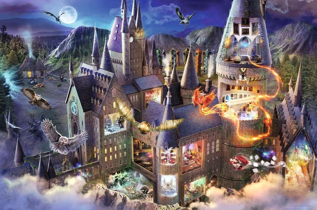 Ravensburger Spiel Hogwarts Castle Cutaway