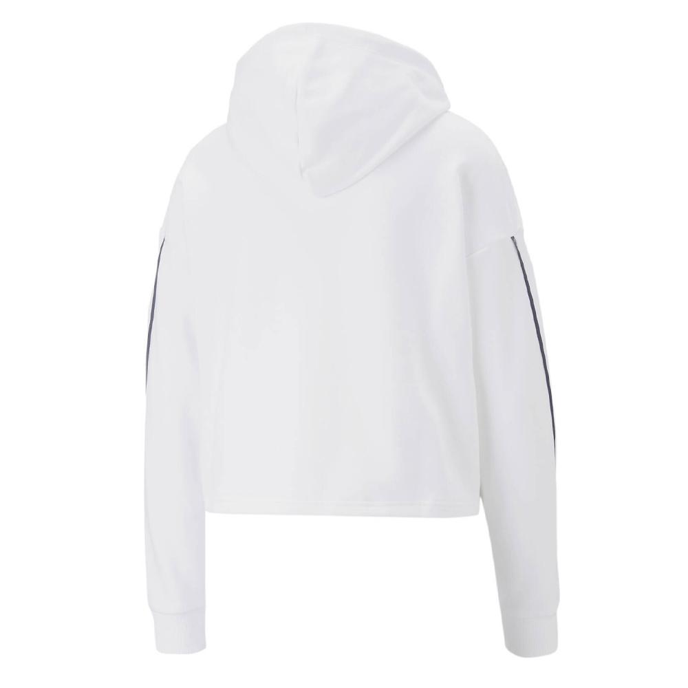 Puma Sweat Blanc Femme Puma Power Tape