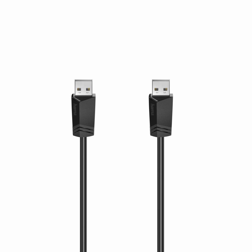 Hama 00200601 USB-kabel 1,5 m USB 2.0 USB A Zwart