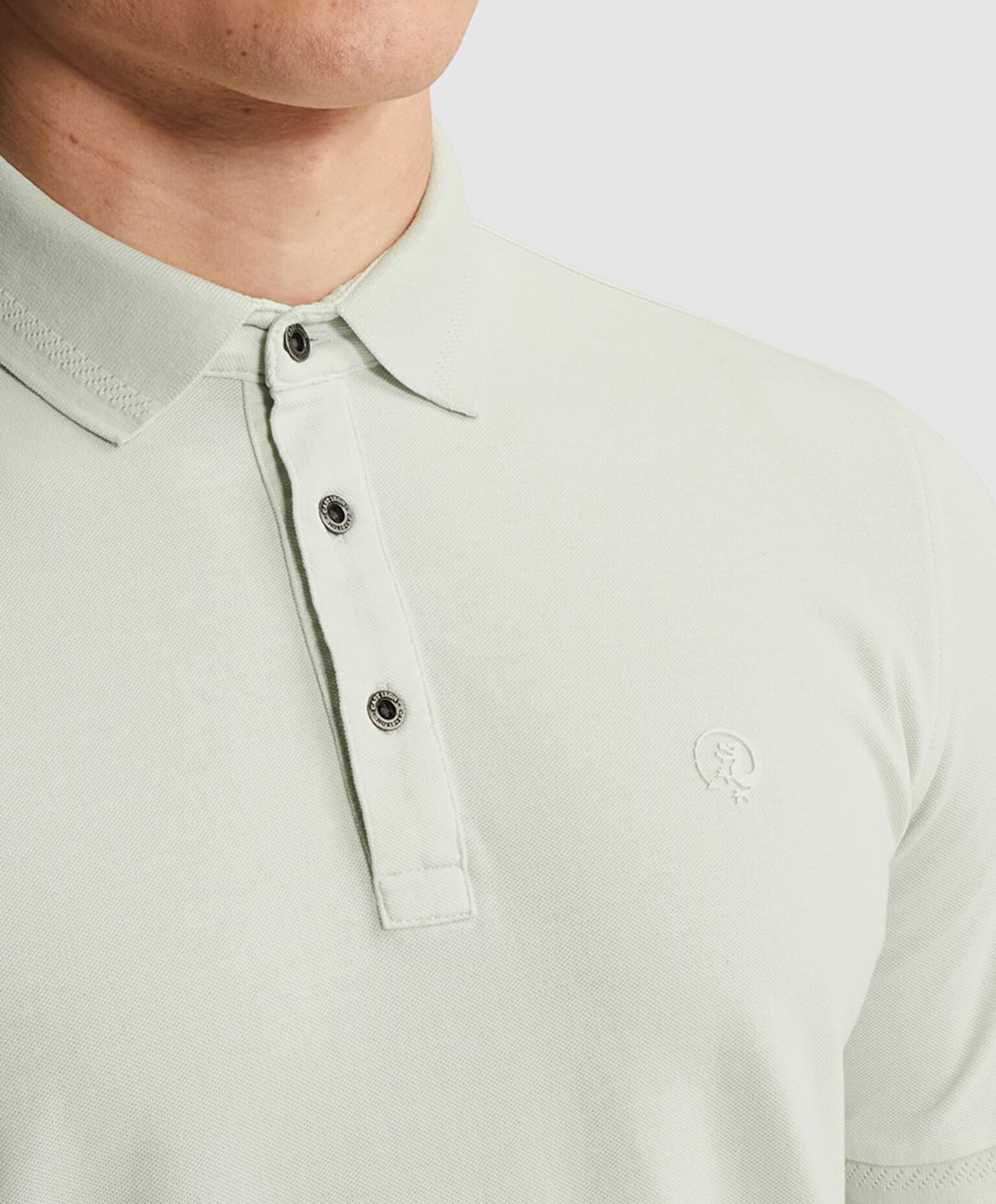 Cast Iron Heren polo blauw