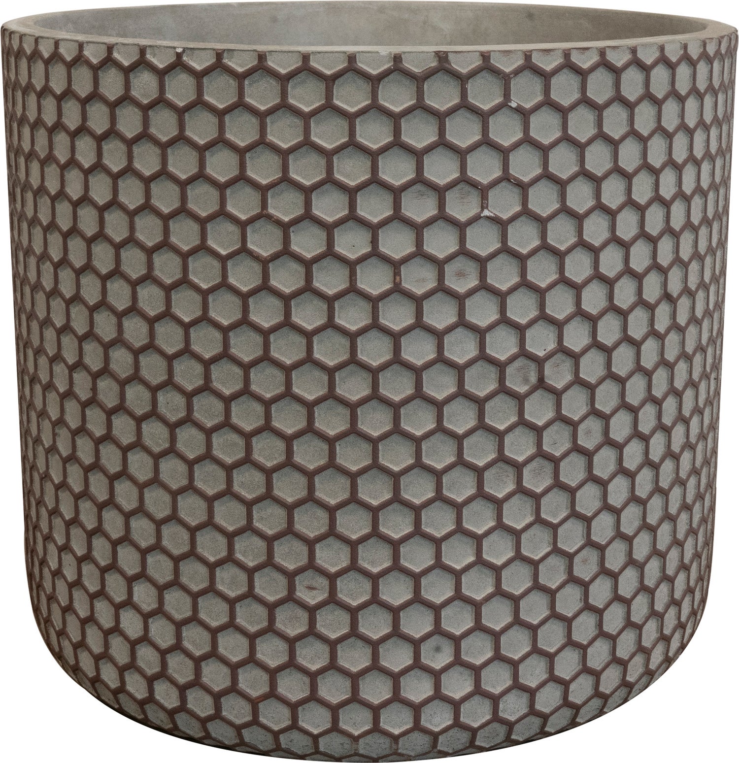 TS bloempot Bernt zwart D 14 H 13 cm