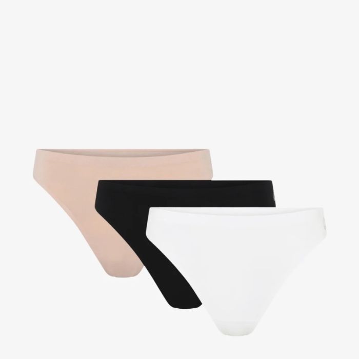 Urban Quest Dame Undertøj og basislag Bamboo Bikini Brief 3-Pack Hvid
