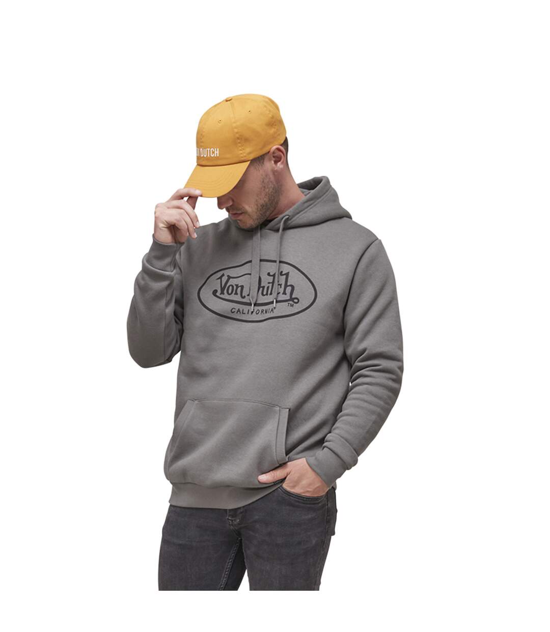 Sweat avec capuche en coton homme Brand