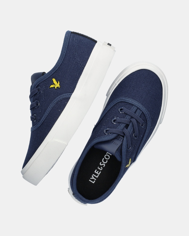 Lyle & Scott Wick Kids Lage sneakers  - blauw