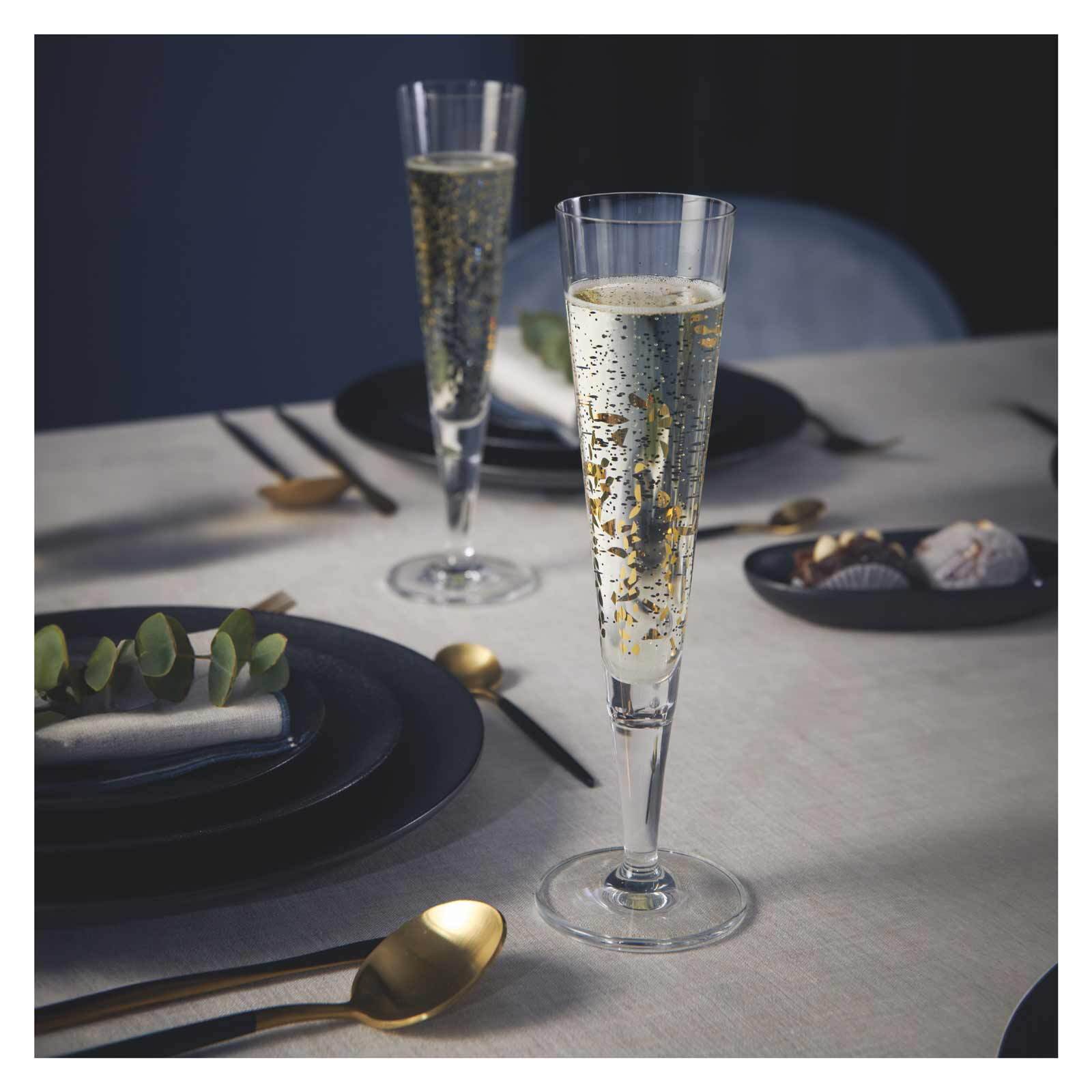 Ritzenhoff Champagnergläser Goldnacht 205 ml 2er Set