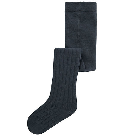 Name It trømpebukser - Uld/Bomuld - Rib - NmmWakma - Ombre Blue