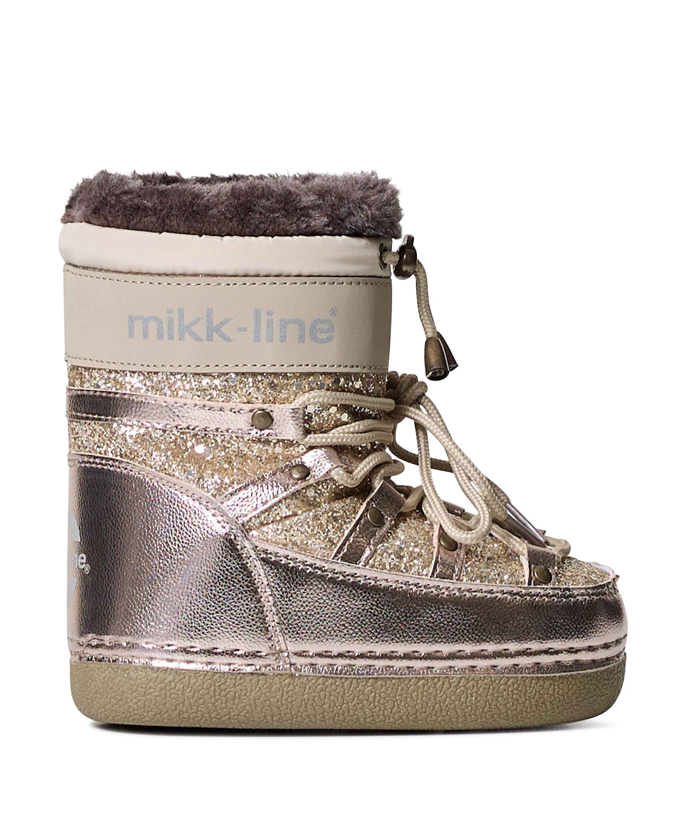 mikk-line Snow Boot Glitter meisjes boots goud