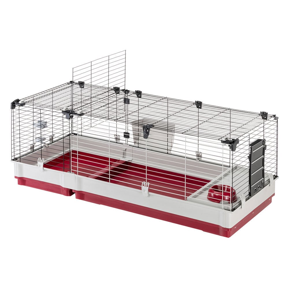 Ferplast Krolik 140 plus - Konijnenkooi - Rood - 50x60x60 cm