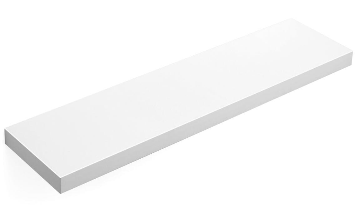 Wandregal 80 x 3.8 cm, WeissVielseitige Wandablage