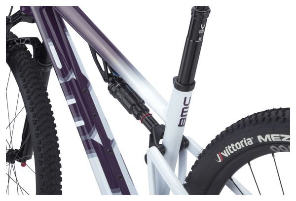 VTT Tout-Suspendu BMC Fourstroke One Sram GX Eagle AXS 12V 29'' Violet Deep Blanc
